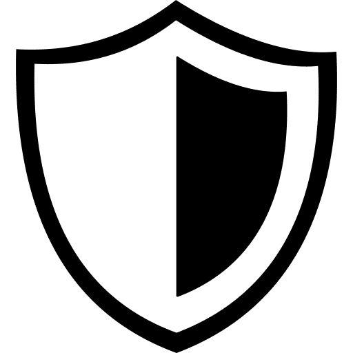 Shield icon with a green background